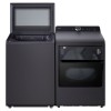 Ensemble Laveuse &Agrave; Chargement Vertical De 6.3 Pi&sup3; Et S&eacute;cheuse De 7.3 Pi&sup3; Noir Mat LG ( WT8600CB DLEX8600BE )