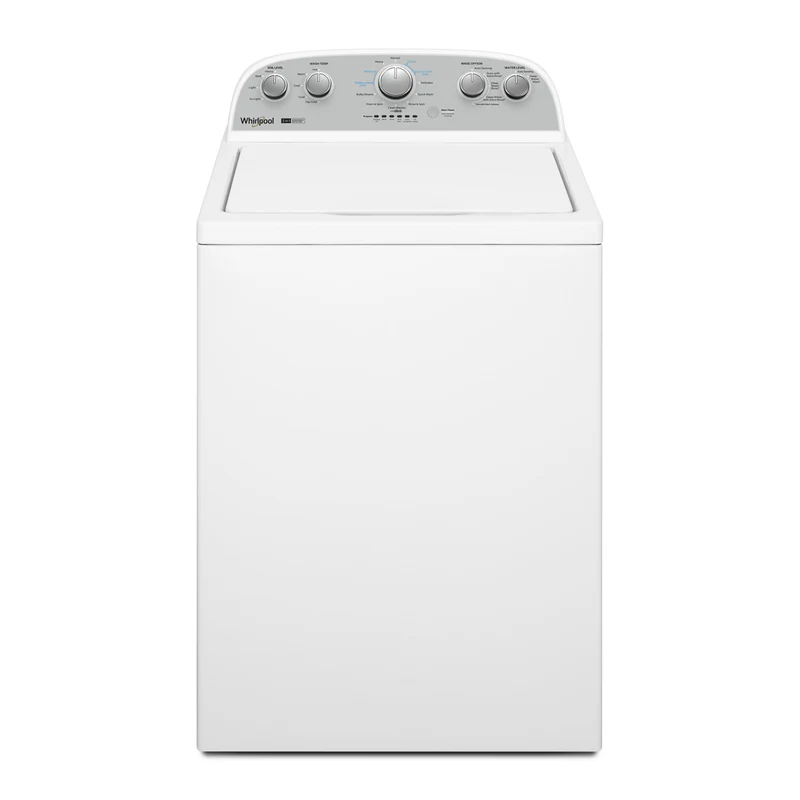 Laveuse &agrave; Chargement Vertical avec Agitateur Amovible de 4,5 pi&sup3; Blanche Whirlpool ( WTW4957PW )