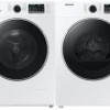 Ensemble Laveuse &agrave; chargement frontal de 2.9 pi&sup3; + S&eacute;cheuse Frontal de 4.0 pi&sup3; Blanc *PRODUIT NEUF* Samsung ( WW25B6800AW / DV25B6800EW )