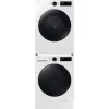 Ensemble Laveuse &agrave; Chargement Frontal de 2.9 pi&sup3; Wi-Fi + S&eacute;cheuse &Eacute;lectrique de 4.0 pi&sup3; avec Technologie &agrave; Pompe &agrave; Chaleur Blanche Samsung ( WW25FG5B34BEAC / DV25FG50B0BEAC )