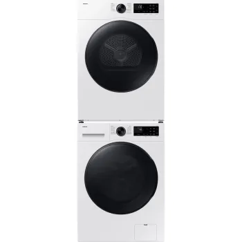 Ensemble Laveuse &agrave; Chargement Frontal de 2.9 pi&sup3; Wi-Fi + S&eacute;cheuse &Eacute;lectrique de 4.0 pi&sup3; avec Technologie &agrave; Pompe &agrave; Chaleur Blanche Samsung ( WW25FG5B34BEAC / DV25FG50B0BEAC )