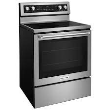 Cuisini&egrave;re &Eacute;lectrique Autonome Lisse 6,4 Pi&sup3; / 30" avec Four Autonettoyant en Acier Inoxydable *PRODUIT NEUF* KitchenAid ( YKFEG500ESS )