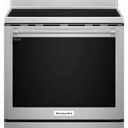Cuisini&egrave;re &Eacute;lectrique Autonome Lisse 6,4 Pi&sup3; / 30" avec Four Autonettoyant en Acier Inoxydable *PRODUIT NEUF* KitchenAid ( YKFEG500ESS )