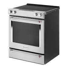 Cuisini&egrave;re &Eacute;lectrique Encastr&eacute;e de 6.4 Pi&sup3; / 30" &agrave; Convection V&eacute;ritable en Acier Inoxydable *PRODUIT NEUF* KitchenAid ( YKSEG700ESS )