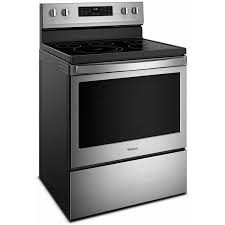 Cuisinière électrique &agrave; convection par ventilateur de 5.3 pi&sup3; en Acier Inoxydable Whirlpool ( YWFE550S0HZ )