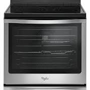 Cuisini&egrave;re &Eacute;lectrique Autonome &agrave; 5 &eacute;l&eacute;ments avec Four Convection 6,4 pi&sup3; / 30" en Acier Inoxydable et Noir Whirlpool ( YWFE745H0FS )
